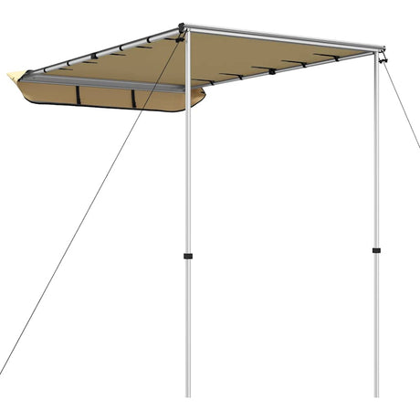 Vidaxl luifel voor camper en caravan 1,8x2x2,15 m beige