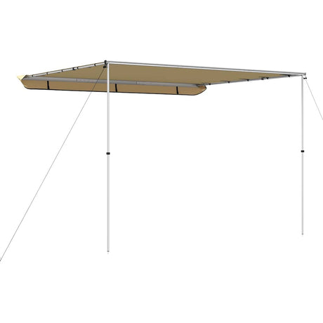 Vidaxl luifel voor camper en caravan 3,6x2x2,15 m beige