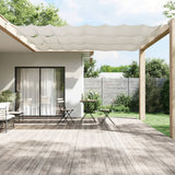 Vidaxl Luifel Vertikal 60x360 cm Oxford Stoff weiß