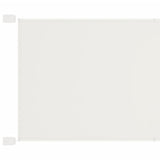 Vidaxl Luifel vertikal 60x600 cm Oxford Stoff weiß