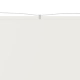 Vidaxl Luifel vertikal 60x600 cm Oxford Stoff weiß