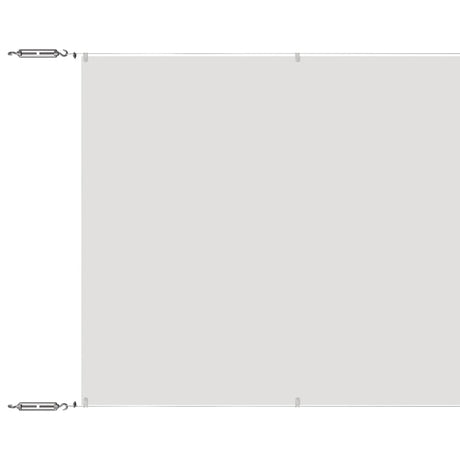 Vidaxl Luifel vertikal 60x800 cm Oxford Stoff weiß
