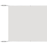 Vidaxl Luifel vertikal 60x800 cm Oxford Stoff weiß