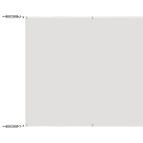 Vidaxl Luifel vertikal 60x800 cm Oxford Stoff weiß