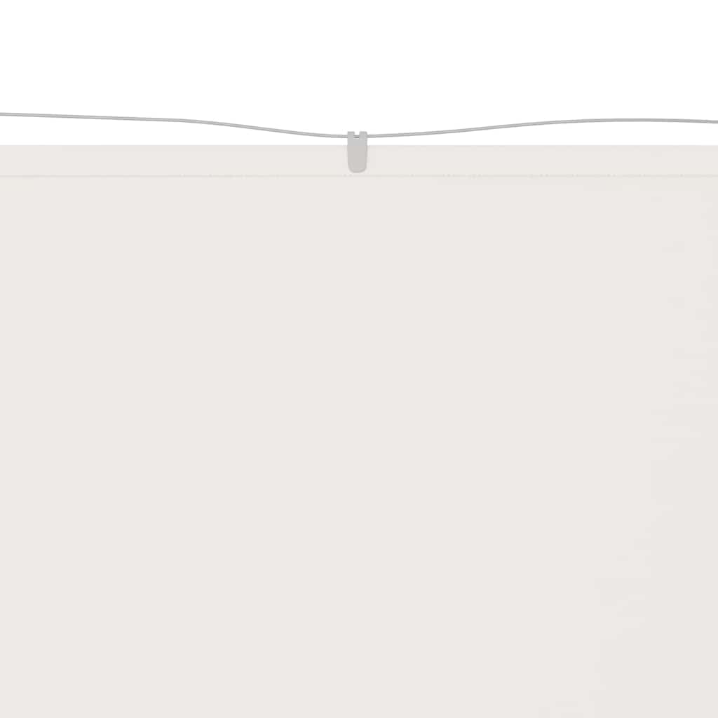 Vidaxl Luifel vertikal 140 x 600 cm Oxford Stoff weiß