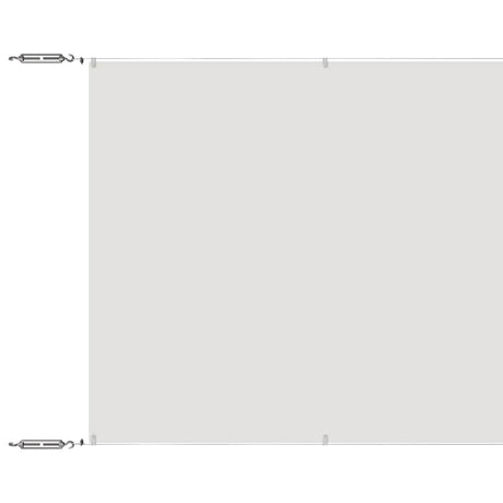 Vidaxl Luifel vertikal 140 x 800 cm Oxford Stoff weiß