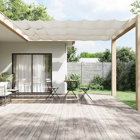 Vidaxl Luifel vertikal 180 x 1200 cm Oxford Stoff weiß