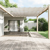 Vidaxl Luifel Vertikal 200x420 cm Oxford Stoff weiß
