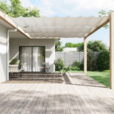 Vidaxl Luifel Vertikal 250 x 420 cm Oxford Stoff weiß