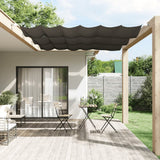 Vidaxl Luifel Vertikal 60x270 cm Oxford Fabric Anthrazit -gelöscht