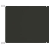Vidaxl Luifel Vertikal 60x360 cm Oxford Stoffanthrazit -gelöscht