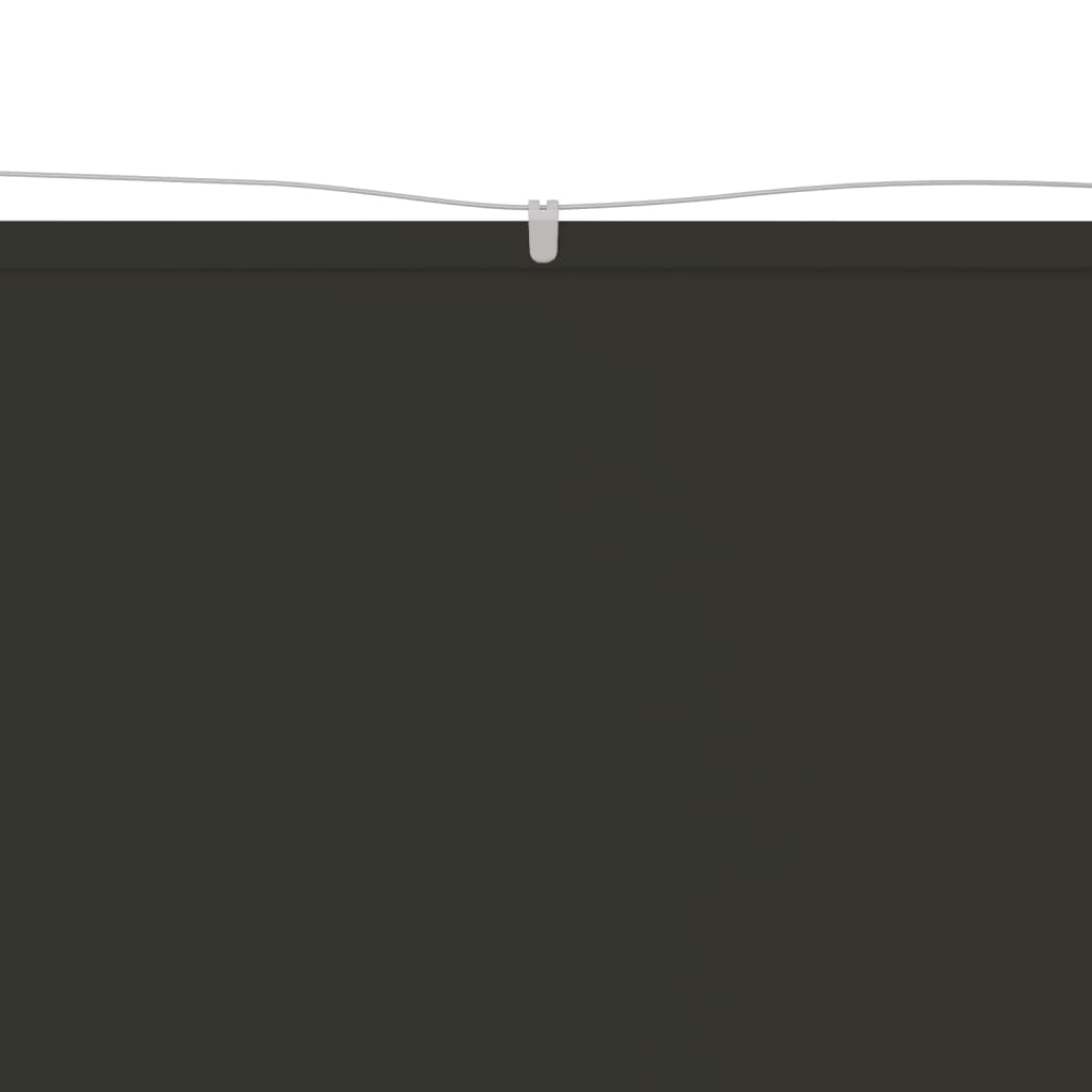 Vidaxl Luifel Vertikal 60x360 cm Oxford Stoffanthrazit -gelöscht