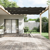 Vidaxl Luifel Vertikal 60x360 cm Oxford Stoffanthrazit -gelöscht