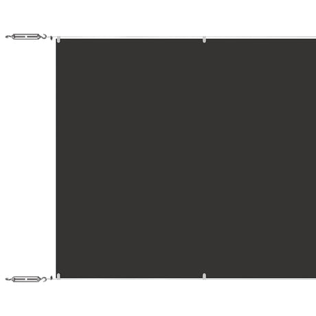 Vidaxl Luifel vertikal 60 x 600 cm Oxford Stoffanthrazit -gelöscht