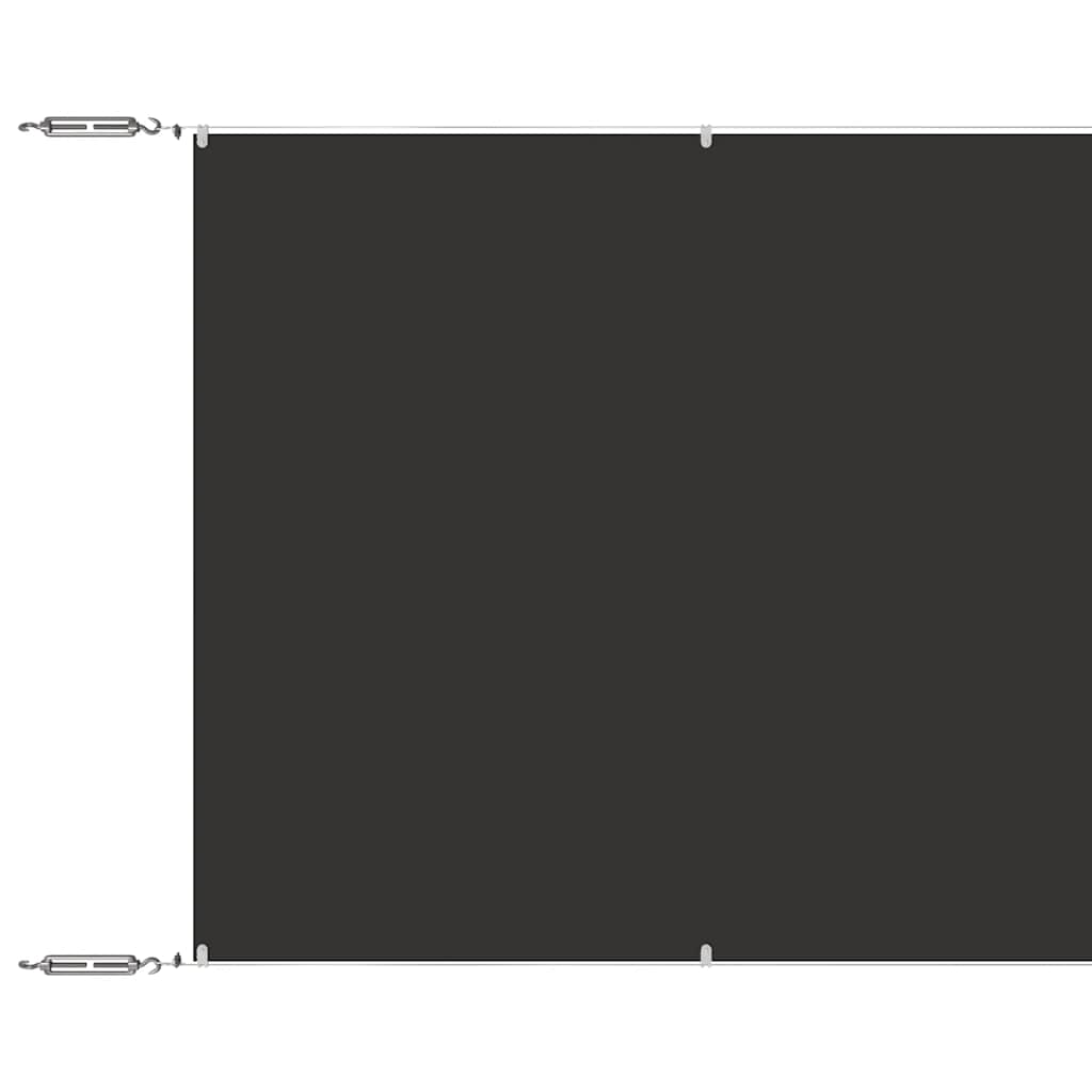 Vidaxl Luifel vertikal 60 x 800 cm Oxford Stoffanthrazit -gelöscht