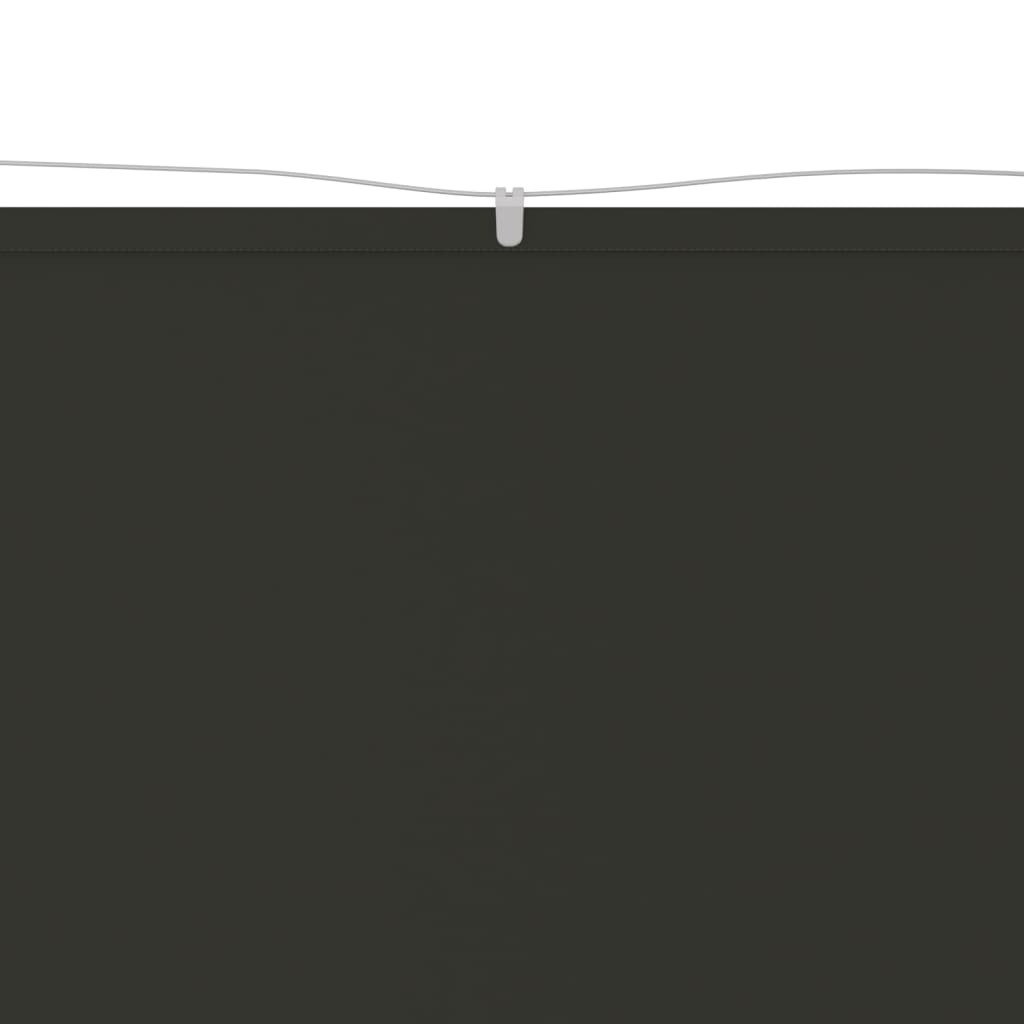 Vidaxl Luifel Vertikal 100x270 cm Oxford Stoffanthrazit -gelöscht