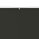 Vidaxl Luifel vertikal 100x600 cm Oxford Stoffanthrazit -Colored