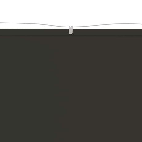 Vidaxl Luifel vertikal 140 x 800 cm Oxford Fabric Anthrazit -geläutet