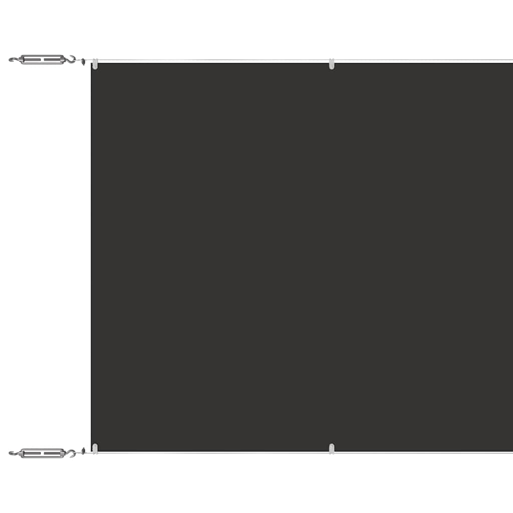 Vidaxl Luifel vertikal 180 x 1200 cm Oxford -Stoff -Anthrazit -Gelenke