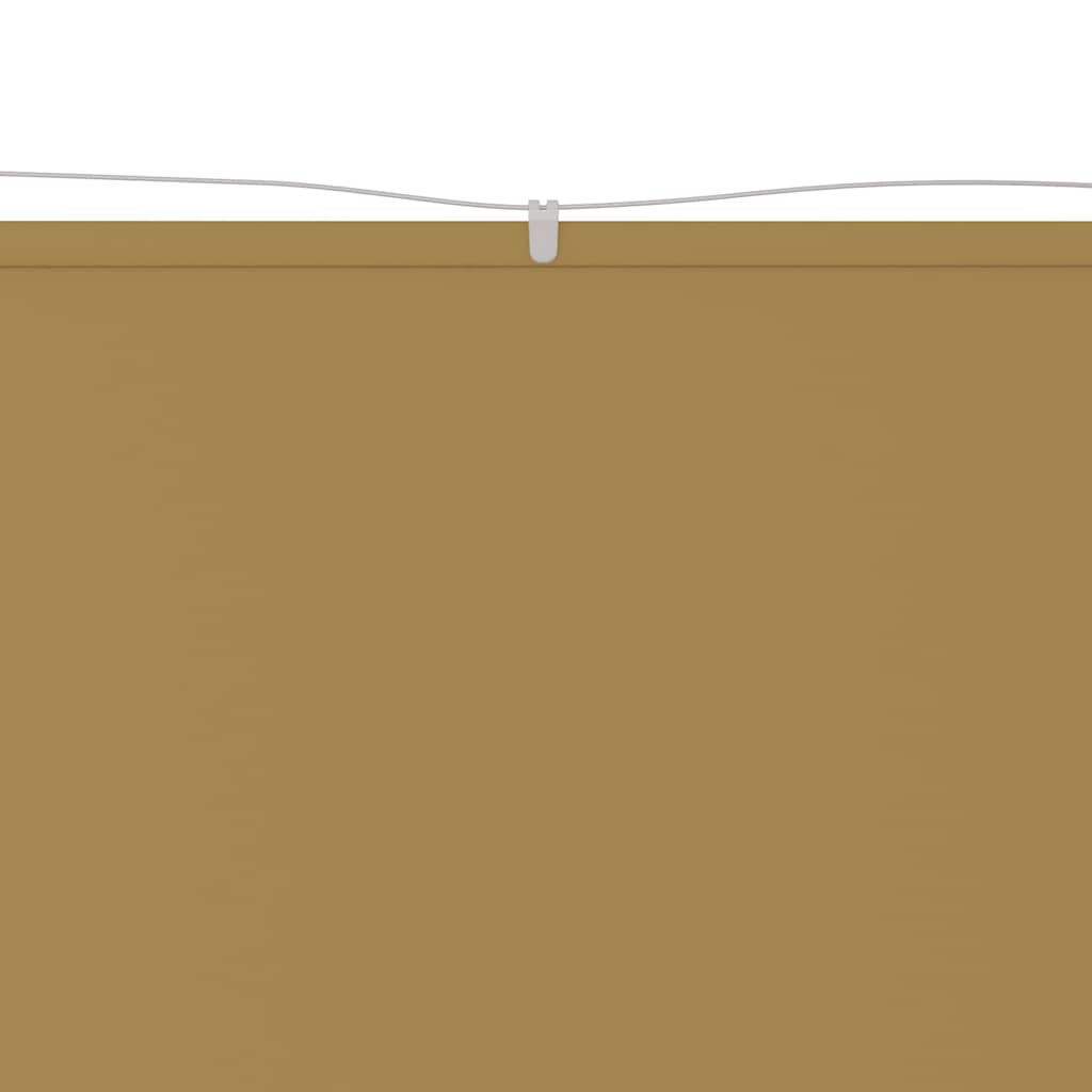 Vidaxl Luifel Vertikal 60x1000 cm Oxford Stoff Beige