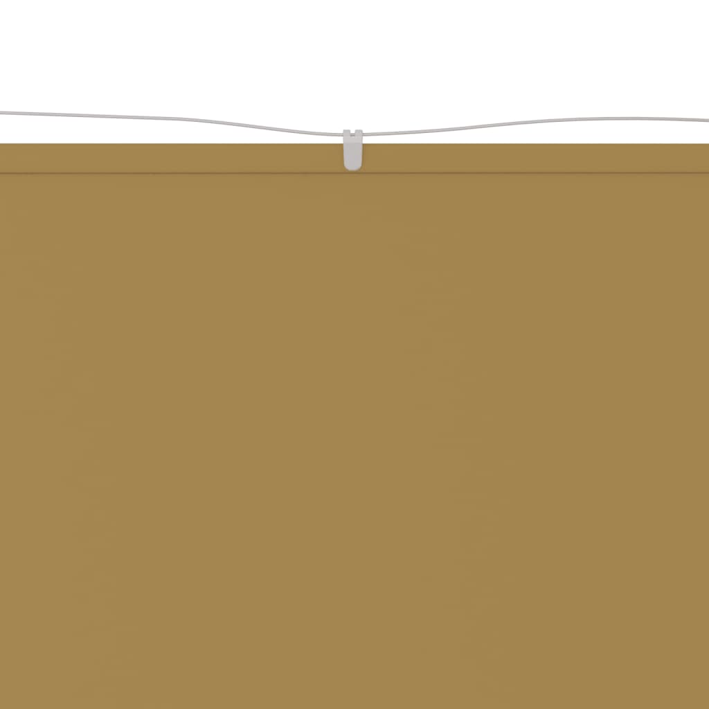Vidaxl Luifel vertikal 100x600 cm Oxford Stoff Beige
