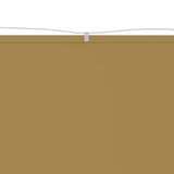 Vidaxl Luifel vertikal 100x600 cm Oxford Stoff Beige