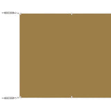 Vidaxl Luifel Vertikal 100x1000 cm Oxford Stoff Beige