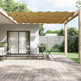 Vidaxl Luifel Vertikal 100x1000 cm Oxford Stoff Beige
