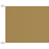 Vidaxl Luifel vertikal 140x270 cm Oxford Stoff Beige