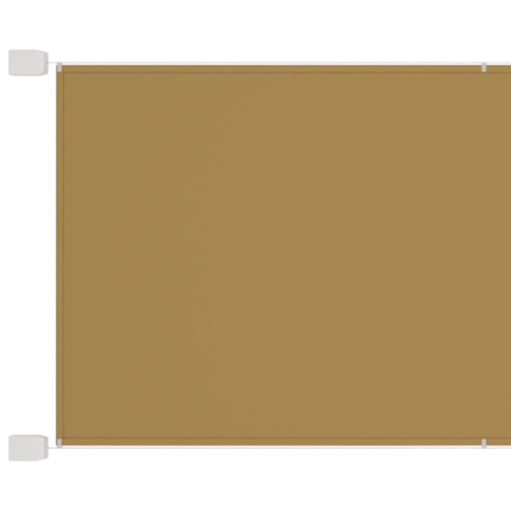 Vidaxl Luifel vertikal 140 x 420 cm Oxford Stoff Beige
