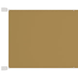 Vidaxl Luifel vertikal 140 x 420 cm Oxford Stoff Beige