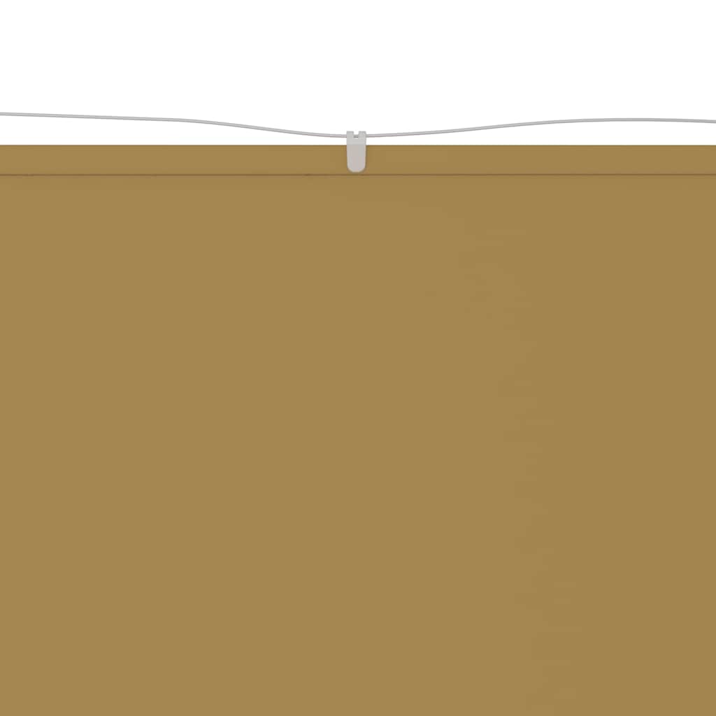 Vidaxl Luifel vertikal 140 x 1000 cm Oxford Stoff Beige