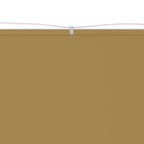 Vidaxl Luifel vertikal 140 x 1000 cm Oxford Stoff Beige