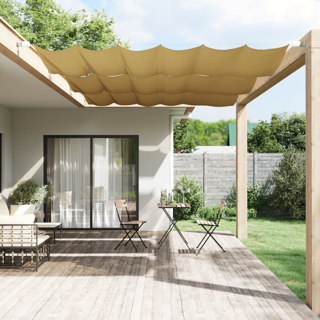 Vidaxl Luifel Vertikal 180 x 270 cm Oxford Stoff Beige