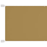 Vidaxl Luifel Vertikal 180 x 600 cm Oxford Stoff Beige