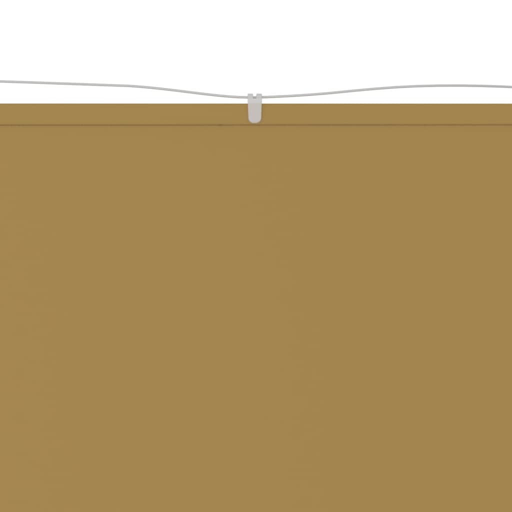 Vidaxl Luifel Vertikal 180x1000 cm Oxford Stoff Beige