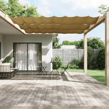 Vidaxl Luifel Vertikal 180x1000 cm Oxford Stoff Beige