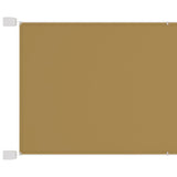 Vidaxl Luifel Vertikal 180 x 1200 cm Oxford Stoff Beige