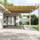 Vidaxl Luifel Vertikal 200x420 cm Oxford Stoff Beige