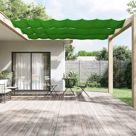 Vidaxl Luifel vertikal 100x600 cm Oxford Stoff hellgrün