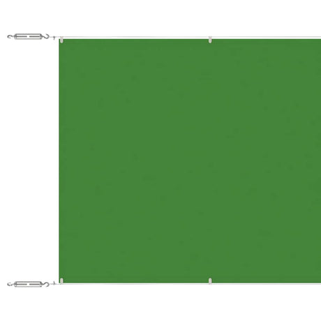 Vidaxl Luifel vertikal 100x1200 cm Oxford Stoff hellgrün