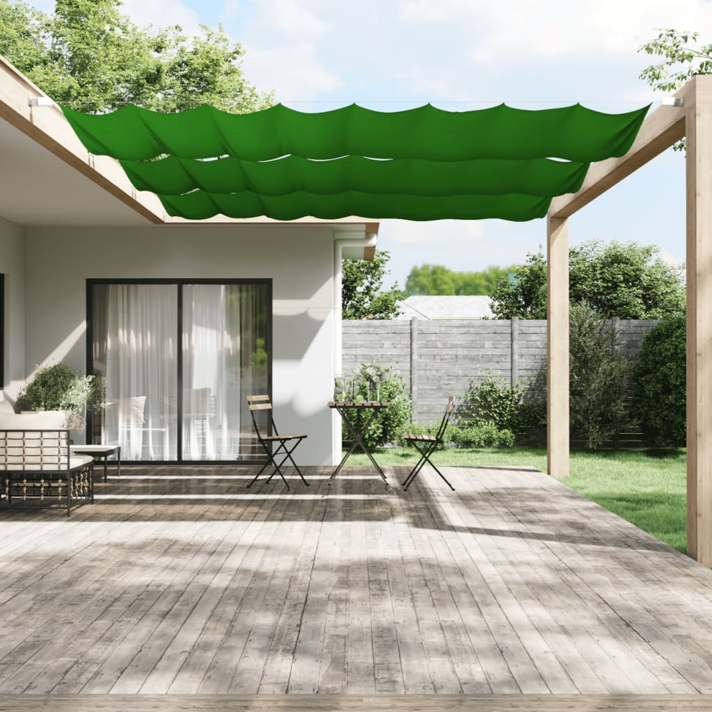 Vidaxl Luifel vertikal 140 x 420 cm Oxford Stoff hellgrün
