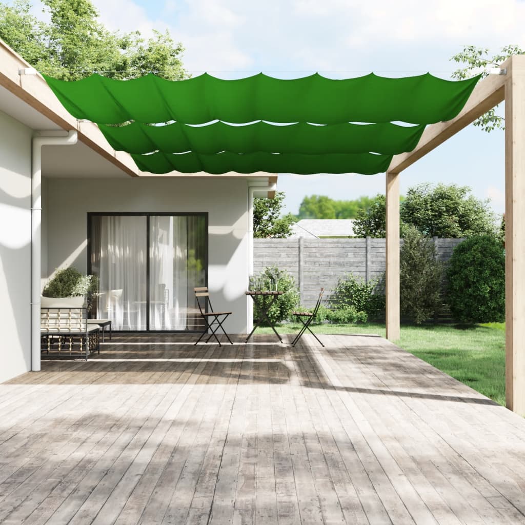 Vidaxl Luifel vertikal 200x420 cm Oxford Stoff hellgrün