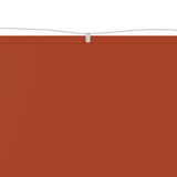 Vidaxl Luifel Vertikal 60x800 cm Oxford Fabric Terracotta -Colored