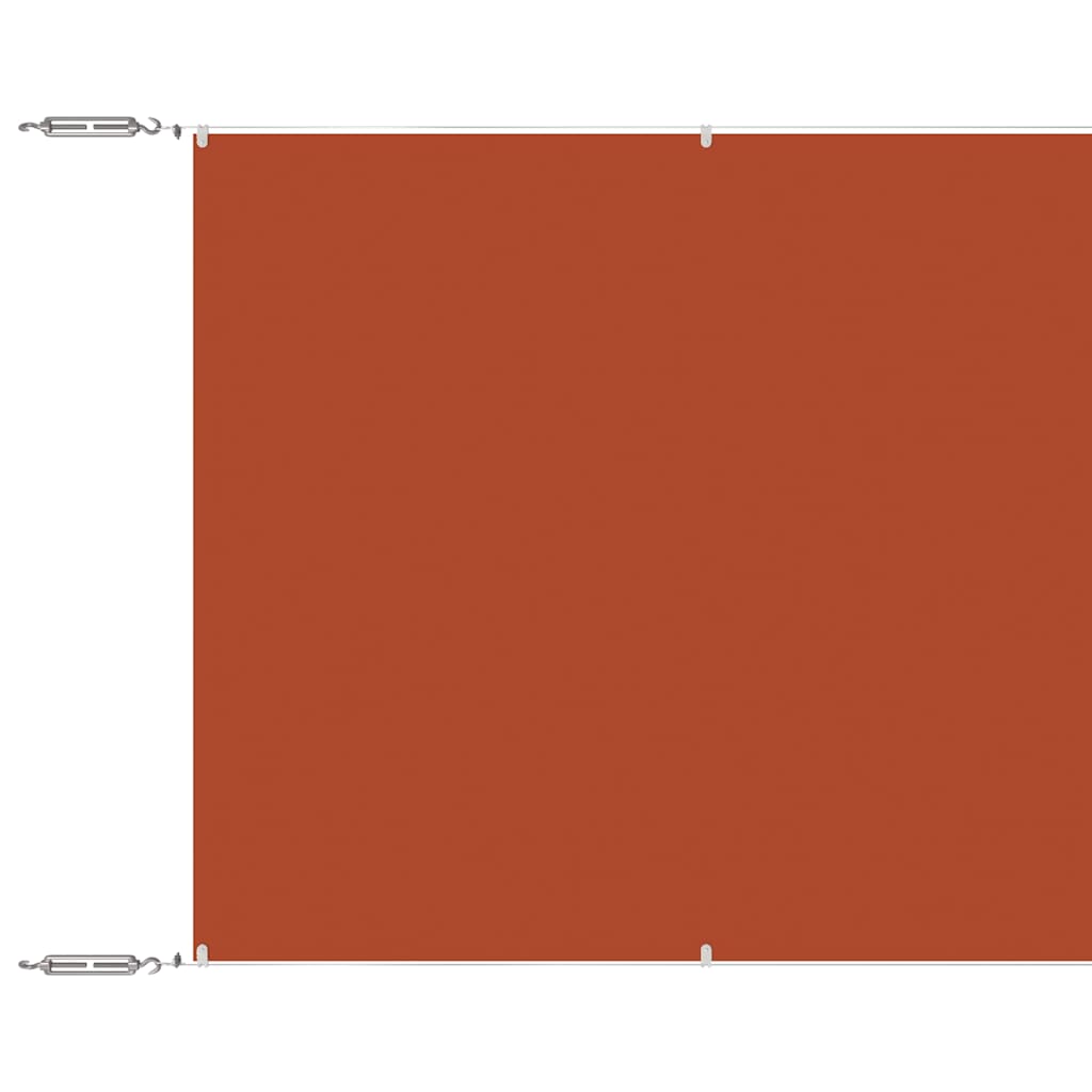 VIDAXL LUIFEL SEBICAL 60x1000 cm Oxford Fabric Terracotta -Colored