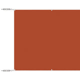 VIDAXL LUIFEL SEBICAL 60x1000 cm Oxford Fabric Terracotta -Colored