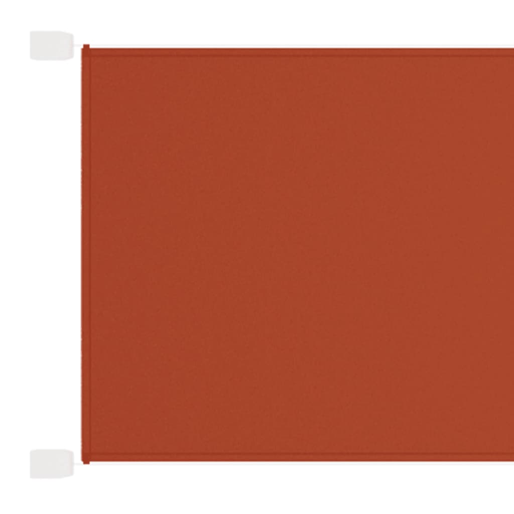 Vidaxl Luifel Vertikal 100x360 cm Oxford Fabric Terracotta -Colored