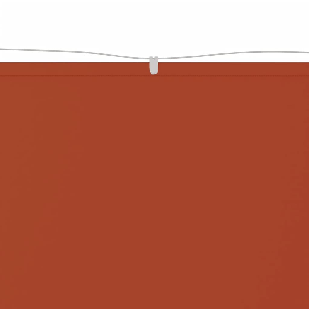 Vidaxl Luifel Vertikal 100x360 cm Oxford Fabric Terracotta -Colored