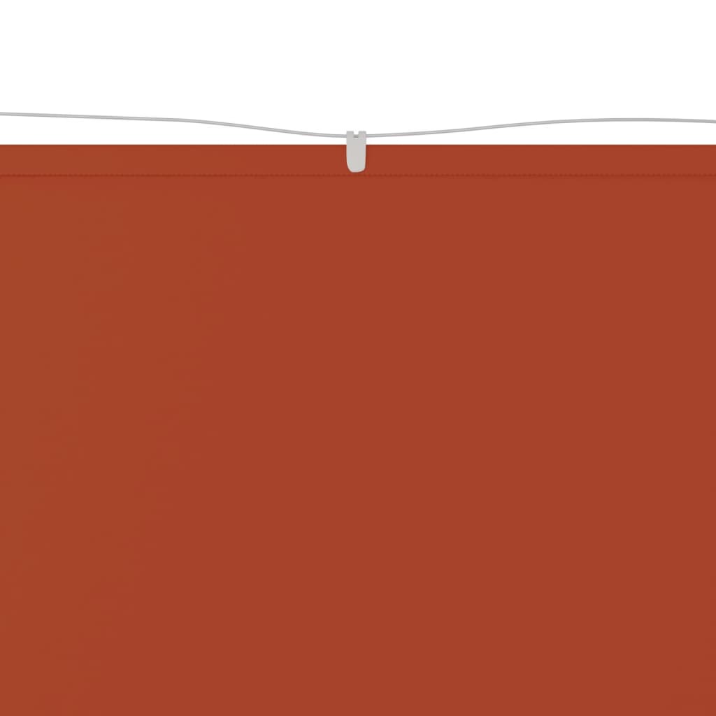 Vidaxl Luifel vertikal 100x420 cm Oxford Fabric Terracotta -Colored