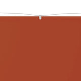 Vidaxl Luifel vertikal 100x800 cm Oxford Fabric Terracotta -Colored